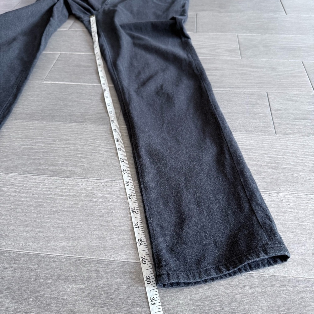 Faherty Knit Flannel 5-Pocket Slim Fit Pant Men's 32 x 30 Dark Charcoal Gray - Picture 12 of 12